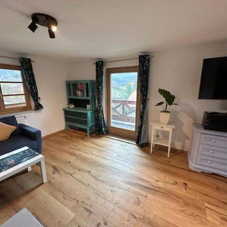Charmante Farbenfrohe Wohnung Fuer Zwei Fischbachau Extérieur photo